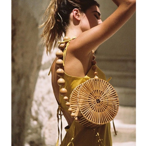 BAMBOO Handbags - BEST OFFER WINS THIS ROUND HANDMADE BAMBOO BAG